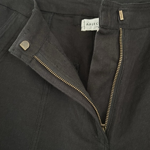 Apiece Apart Palma Chill Linen Blend Twill Crop Pants - Picture 6 of 9